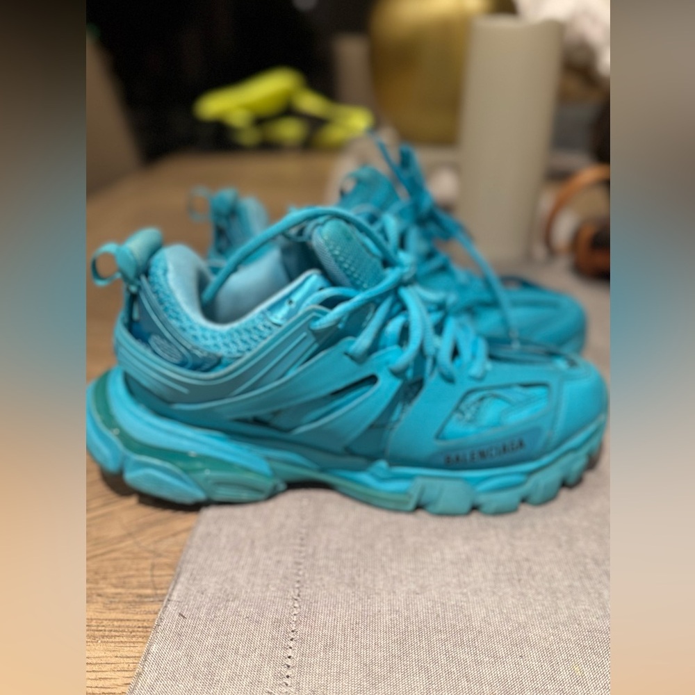 Balenciaga Track Turquoise size EU38/7.5 Super Rare - Picture 9 of 11